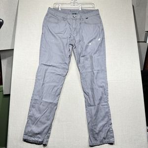 Travis Mathew Pants Men 34 X 32 Gray Golf Active Golfing Work Wear Painted